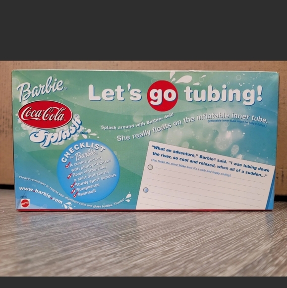 1999 Coca-cola Splash Barbie 25590 Special Edition - Picture 3 of 4